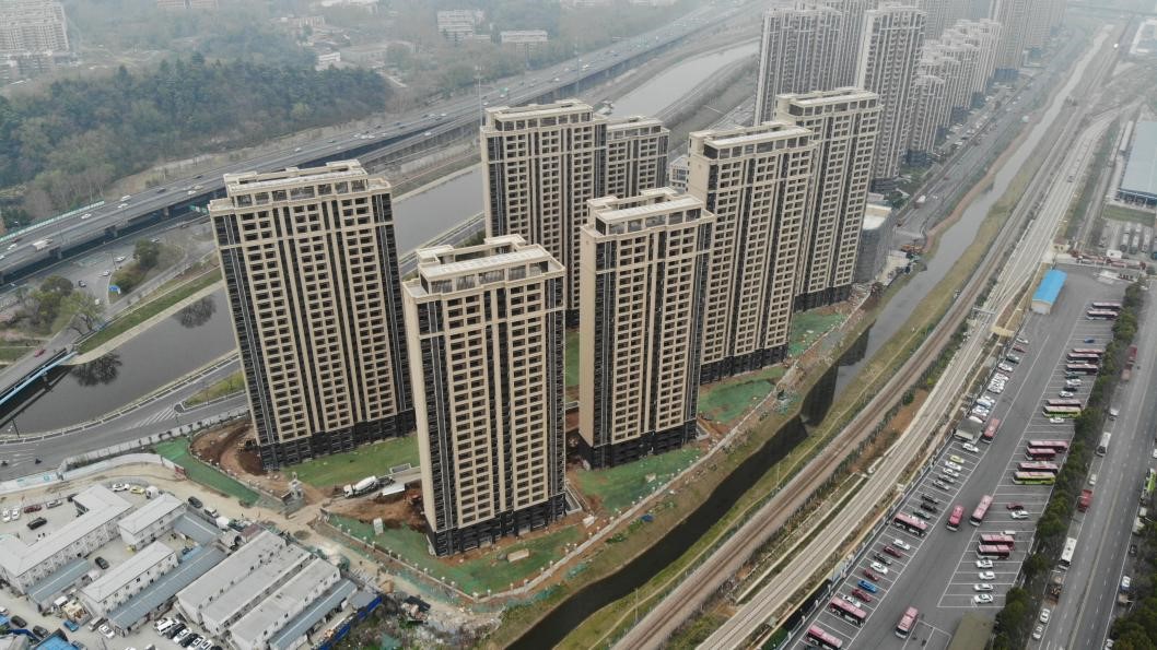 泰山经济适用房片区H地块室外施工最先！！！