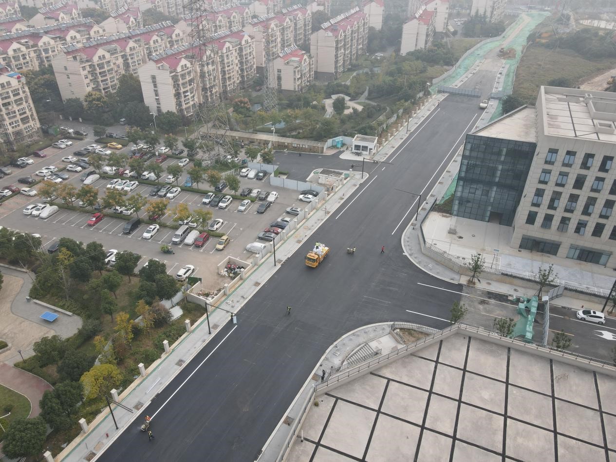 即将完工！盘城2号地块配套蹊径实景图来了