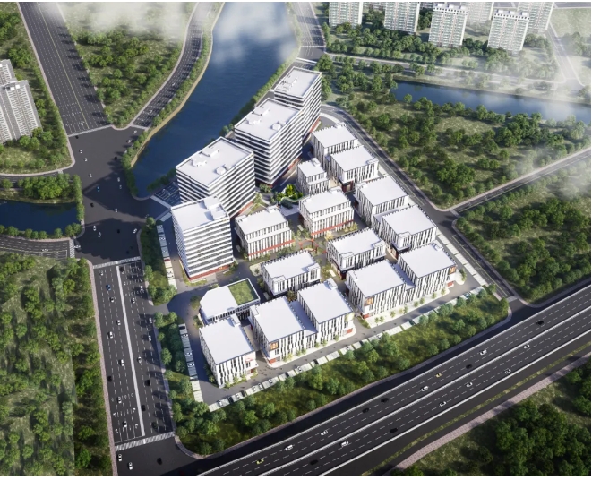 浦仪公路旁，，竖起工业新地标